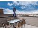 Enjoy dining al fresco on this rooftop patio with mountain views at 2615 Mayotte Way, Castle Rock, CO 80109