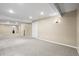 Spacious basement featuring recessed lighting, with beige walls and ample space for activities at 16706 E Black Horn Dr, Parker, CO 80134