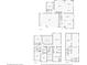 Complete set of floor plans showcasing the layout of the home's first and second stories, plus basement at 16706 E Black Horn Dr, Parker, CO 80134