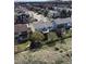 Aerial view of a home with backyard, deck, patio, landscaping, and a fence at 10259 Fairgate Way, Highlands Ranch, CO 80126