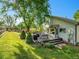 Beautiful backyard with patio and lush lawn, perfect for outdoor enjoyment at 1052 Northampton Ct, Highlands Ranch, CO 80126