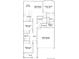 Detailed floor plan showcasing the layout of the home with labeled rooms and dimensions at 4689 Thistle Dr, Brighton, CO 80601
