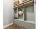 Mudroom lockers feature custom storage options for bags, coats, and shoes at 428 Pontiac St, Denver, CO 80220
