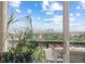 Balcony with tables and chairs with city view at 4570 E Yale Ave # 1104, Denver, CO 80222