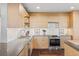 Bright kitchen with stainless steel appliances, and quartz countertops at 4570 E Yale Ave # 1104, Denver, CO 80222