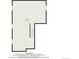 Floor plan layout of the basement with dimensions, providing a clear overview of the space at 11363 Jersey St, Thornton, CO 80233