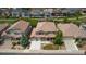 Aerial view of home at 1385 Candleglow St with well-maintained lawn and adjacent open space at 1385 Candleglow St, Castle Rock, CO 80109