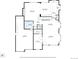 Main level floor plan with kitchen, living room, dining area, Gathering room, and laundry room at 1385 Candleglow St, Castle Rock, CO 80109