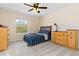 Bedroom features window, neutral walls and carpet at 556 Rachael Pl, Castle Pines, CO 80108