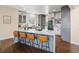 Modern kitchen with a large island, stainless steel appliances, and ample cabinet space at 8425 Green Island Cir, Lone Tree, CO 80124