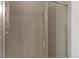 Bathroom shower with modern tile and sleek glass door at 1369 E Witherspoon Dr, Elizabeth, CO 80107
