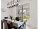 Dining area with sliding door access to backyard at 1369 E Witherspoon Dr, Elizabeth, CO 80107