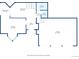 Floorplan of first floor highlighting the kitchen, dining area, breakfast nook, and garage, offering functional living at 5797 S Laredo Ct, Centennial, CO 80015