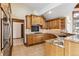 Beautiful kitchen with granite countertops and stainless steel appliances at 5797 S Laredo Ct, Centennial, CO 80015