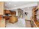 Spacious kitchen with an island, granite countertops and stainless steel appliances at 5797 S Laredo Ct, Centennial, CO 80015