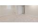 Neutral basement area with carpet and a closet, ready for personalization at 9810 Mulberry Way, Highlands Ranch, CO 80129