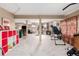 Spacious finished basement offers flexible living space with an inversion table, exercise equipment, and storage at 5271 N Mesa Dr, Castle Rock, CO 80108