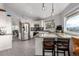 Bright kitchen features granite countertops, stainless steel appliances, and stunning mountain views at 5271 N Mesa Dr, Castle Rock, CO 80108