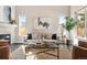 Bright living room features modern decor, ample natural light, and modern fixtures at 4935 S Zephyr St, Littleton, CO 80123