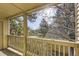 View from the balcony of the common area and trees at 14720 E Kentucky Dr # 625, Aurora, CO 80012