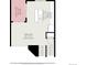 Floorplan showing the balcony, dining area, and kitchen with dimensions at 1732 Aspen Meadows Cir, Federal Heights, CO 80260