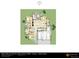 Main level floor plan for Back Tees at the Village Castle Pines, highlighting layout of kitchen, living, and garage areas at 6196 Oxford Peak Ln, Castle Rock, CO 80108
