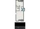 Second story floor plan displaying bedroom sizes and bathroom locations at 2874 Rose Hill St, Strasburg, CO 80136