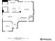 Detailed floor plan featuring an open-concept layout with a large kitchen, dining area, and living room at 2954 E 108Th Dr, Northglenn, CO 80233