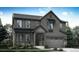 Beautiful two-story home featuring gray siding and a covered front porch at 7438 S Yank Ct, Littleton, CO 80127