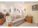 Comfortable living room with couch, side table, and cozy decorations at 3300 W Florida Ave # 51, Denver, CO 80219
