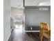 Cozy dining area with hardwood floors and natural light streaming through the windows at 20626 Willowbend Ln, Parker, CO 80138