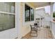 Cozy front porch with seating, offering a relaxing outdoor space at 20626 Willowbend Ln, Parker, CO 80138