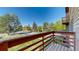Charming balcony with a scenic neighborhood view at 6110 Habitat Dr # 2, Boulder, CO 80301