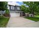 Charming two-story home with a two-car garage and covered front porch at 517 Sylvestor Trl, Highlands Ranch, CO 80129