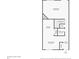 First floor layout with a kitchen, living room, dining room, bathroom and foyer at 2976 Eagle Way, Boulder, CO 80301