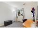 Cozy bedroom with window and workspace at 3600 S Pierce St # 7-104, Denver, CO 80235