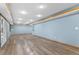 Large finished basement featuring recessed lighting at 9983 Cottoncreek Dr, Highlands Ranch, CO 80130