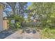 Property boundary with fence and 