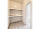 Small storage room offers shelving for optimal storage at 108 W Byers Pl # G1, Denver, CO 80223