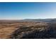 Aerial shot of the beautiful landscape surrounding the property at 11683 Pointe View Dr, Longmont, CO 80503