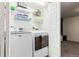 Convenient laundry area with modern washer and dryer at 3325 Irving St, Denver, CO 80211