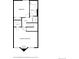 Upstairs layout view showing bedrooms, bathroom, walk in closet, and hall at 377 Pearl St # 5, Boulder, CO 80302