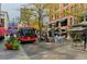 City scene featuring public transit, pedestrian area, and nearby shops and restaurants at 2001 Lincoln St # 2524, Denver, CO 80202