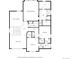 Black and white second floor plan with primary bedroom, laundry, walk-in closets, bedrooms, and bathrooms at 1226 S Fulton St, Aurora, CO 80247