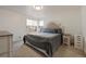 Bright bedroom with king-size bed and ensuite access at 16935 Buffalo Valley Path, Monument, CO 80132