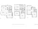 3-level floor plan showing all rooms and dimensions of a house at 16935 Buffalo Valley Path, Monument, CO 80132