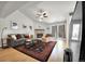 Spacious living room with fireplace, natural light, and a cozy seating area, ideal for relaxation at 5283 Union Ct # 8, Arvada, CO 80002