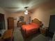 Bedroom with a double bed and wood dresser at 12505 N 3Rd St, Parker, CO 80134