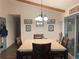 Eat-in kitchen with a square dining table and chairs at 12505 N 3Rd St, Parker, CO 80134