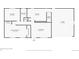 First floor plan featuring a primary bedroom, living room, kitchen, garage, bedroom and bathroom at 9146 W 89Th Ct, Broomfield, CO 80021